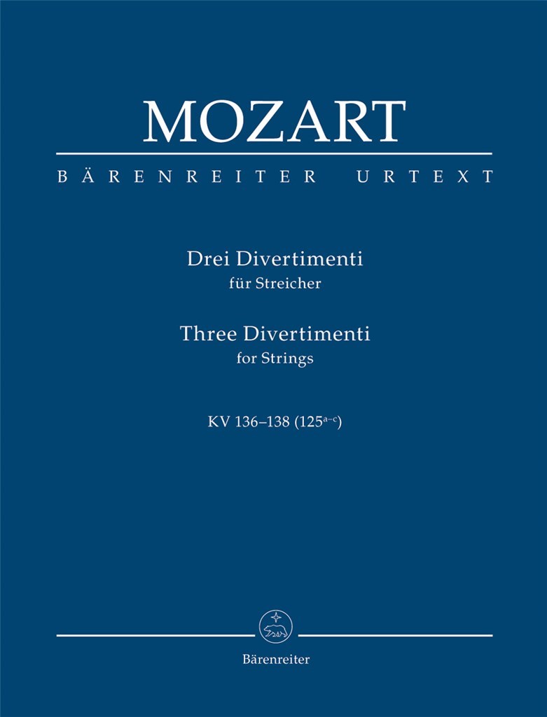 Divertimenti K136-138 Study score